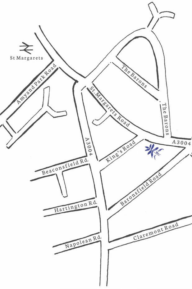 Map of Twickenham Clinic
